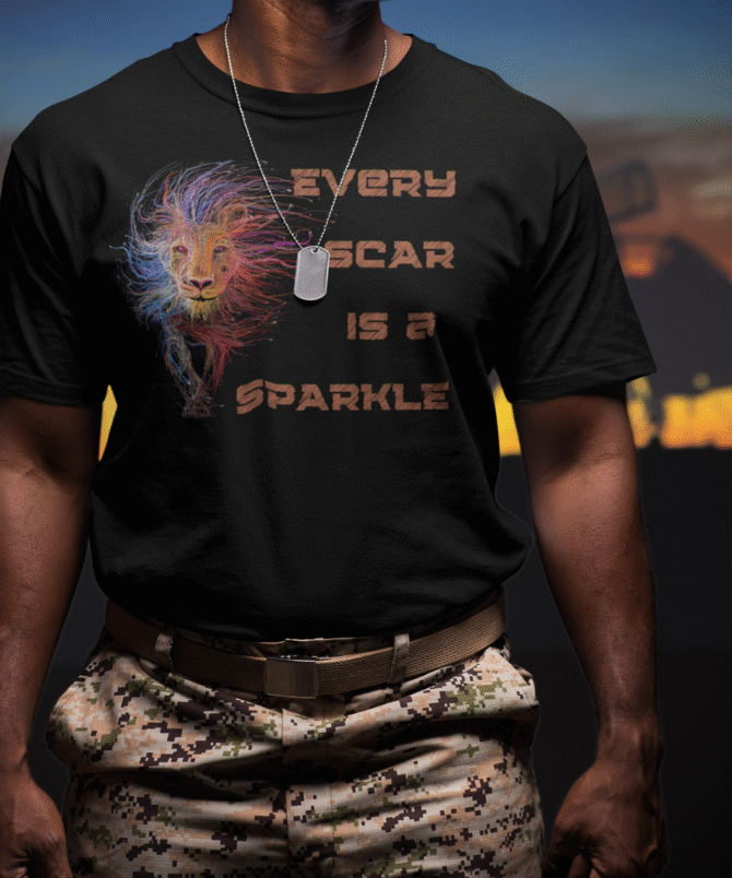 Every scar is a sparkle